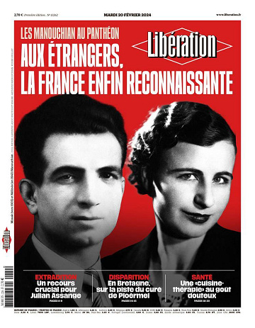 Libération du Mardi 20 Février 2024