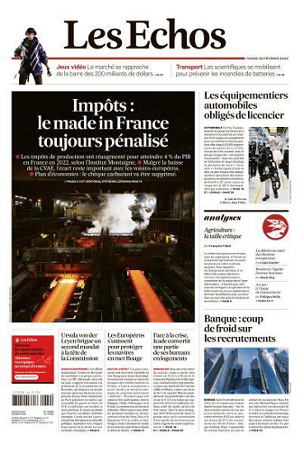 Les Echos du Mardi 20 Février 2024