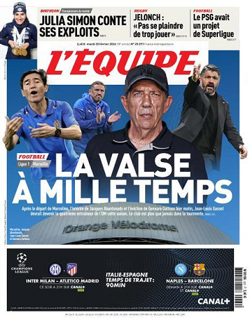 L’equipe du Mardi 20 Février 2024