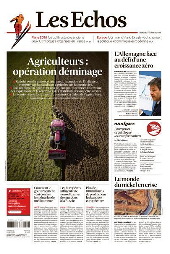 Les Echos du Jeudi 22 Février 2024