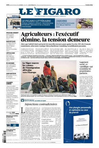 Le Figaro du Jeudi 22 Février 2024