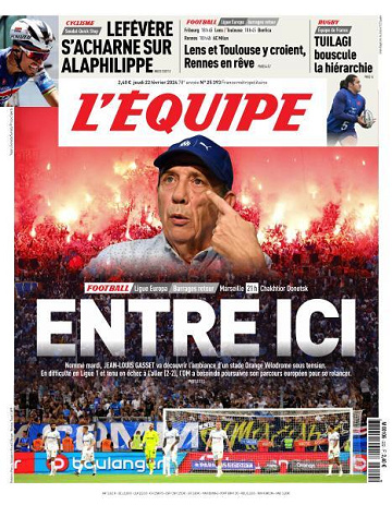L’equipe du Jeudi 22 Février 2024