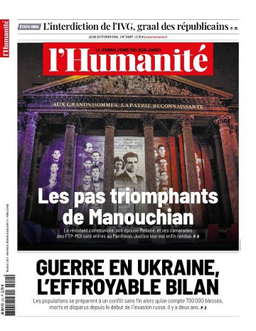 L’Humanite - 22 Février 2024