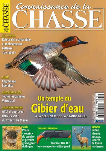 Connaissance de la Chasse - Mars 2024