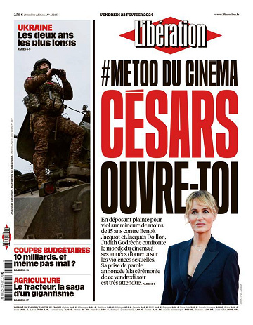 Libération du Vendredi 23 Février 2024