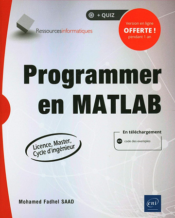Programmer en Matlab - Mohamed Fadhel Saad
