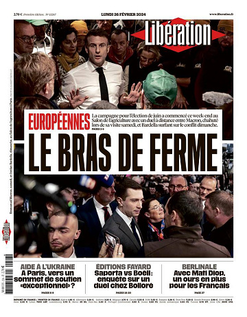 Libération du Lundi 26 Février 2024