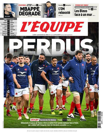 L’equipe du Lundi 26 Février 2024