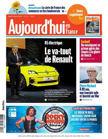 Aujourd’hui en France - 27 Février 2024