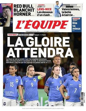 L’equipe du Jeudi 29 Février 2024