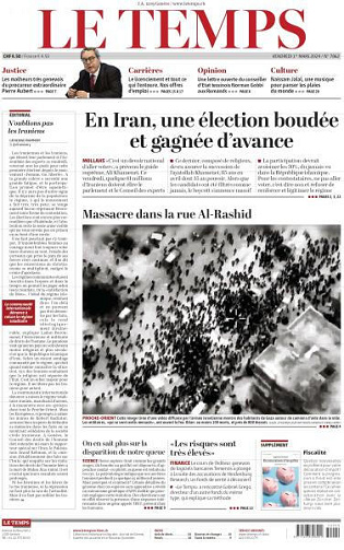 Le Temps - 1 Mars 2024