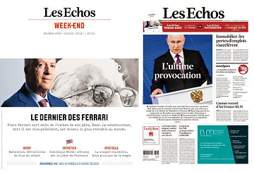 Pack Les Echos + Les Echos Week-end - Vendredi 1er Mars 2024
