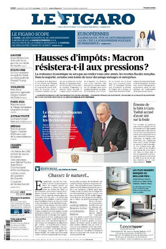 Le Figaro du Vendredi 1er Mars 2024