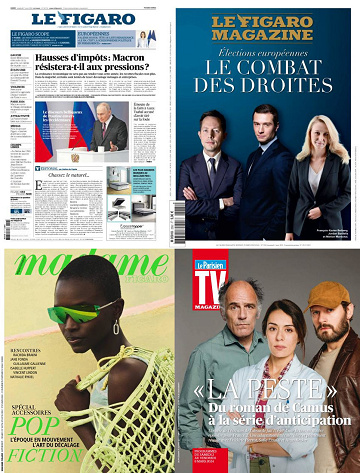 Pack Le Figaro et ses 3 suppléments - Vendredi 1er Mars 2024