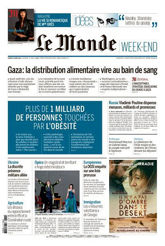Le Monde du Samedi 2 Mars 2024