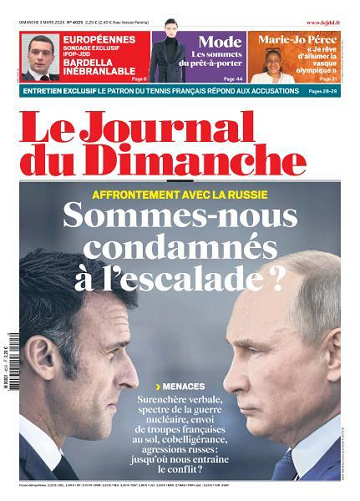 Le Journal du Dimanche - 3 Mars 2024