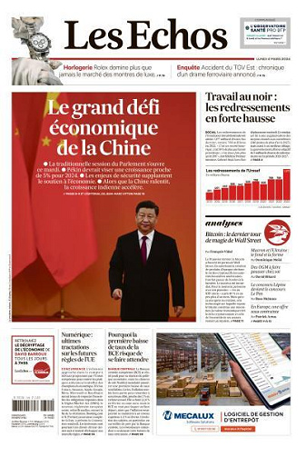Les Echos du Lundi 4 Mars 2024