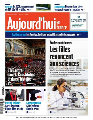Aujourd’hui en France - 4 Mars 2024