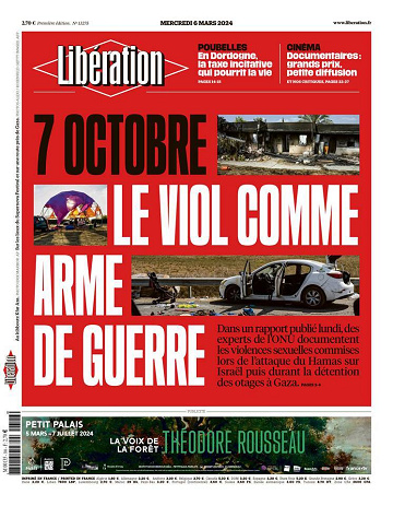 Libération du Mercredi 6 Mars 2024