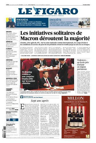 Le Figaro du Mercredi 6 Mars 2024