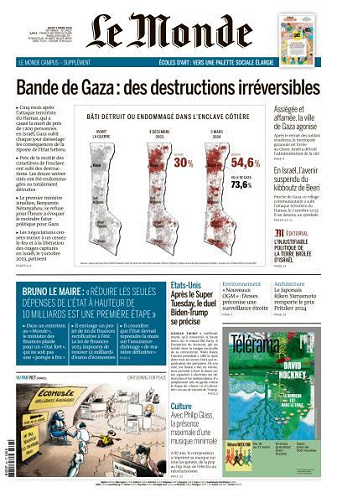 Le Monde du Jeudi 7 Mars 2024