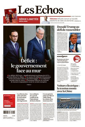 Les Echos du Jeudi 7 Mars 2024