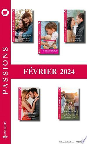 Pack Harlequin Passions N°1108 à N°1112 - Février 2024 - Collectif