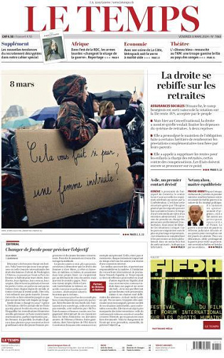 Le Temps - 8 Mars 2024