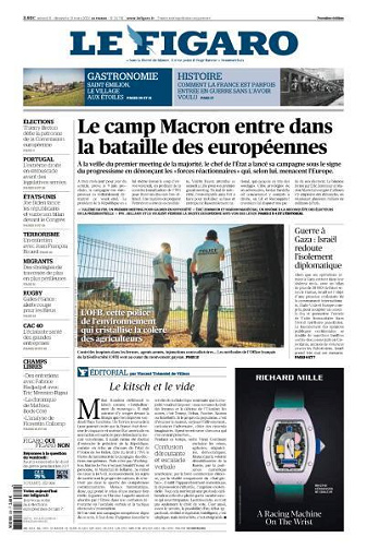 Le Figaro du Samedi 9 et Dimanche 10 Mars 2024