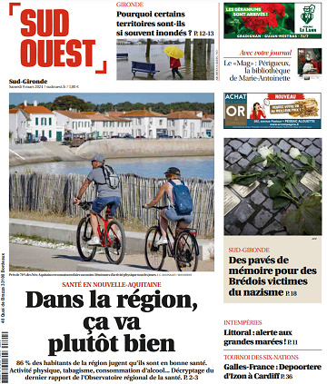 Sud Ouest (7 éditions) du Samedi 9 Mars 2024