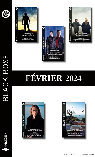 Pack Harlequin Black Rose.Février.2024.n°802 à 806 - Collectif
