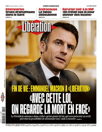 Libération du Lundi 11 Mars 2024