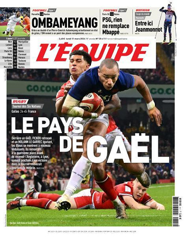 L’equipe du Lundi 11 Mars 2024