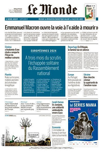 Le Monde du Mardi 12 Mars 2024