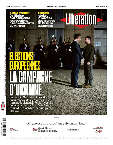 Libération du Mardi 12 Mars 2024