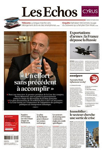 Les Echos du Mardi 12 Mars 2024