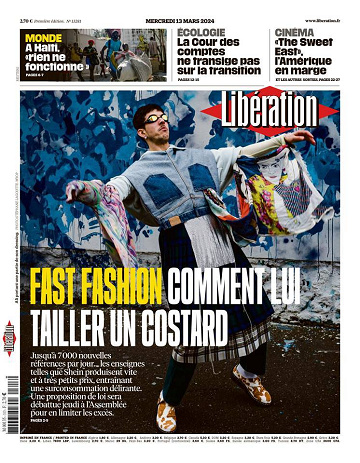 Libération du Mercredi 13 Mars 2024