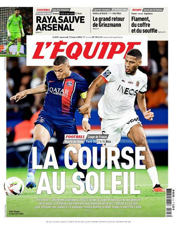 L’equipe du Mercredi 13 Mars 2024