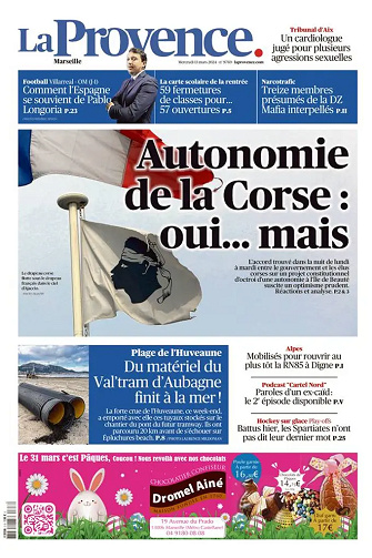 La Provence (9 éditions) du Mercredi 13 Mars 2024