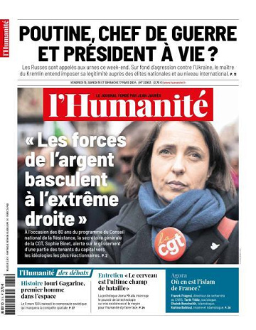 L’Humanite - 15-17 Mars 2024