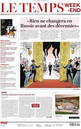 Le Temps - 16-17 Mars 2024