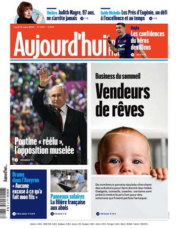 Aujourd’hui en France - 18 Mars 2024