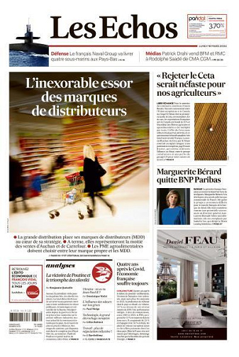 Les Echos du Lundi 18 Mars 2024