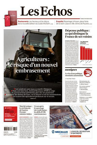 Les Echos du Mardi 19 Mars 2024