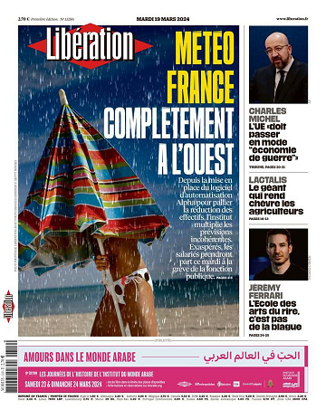 Libération du Mardi 19 Mars 2024