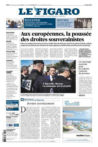 Le Figaro du Mercredi 20 Mars 2024