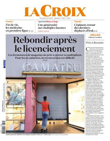 La Croix - 20 Mars 2024