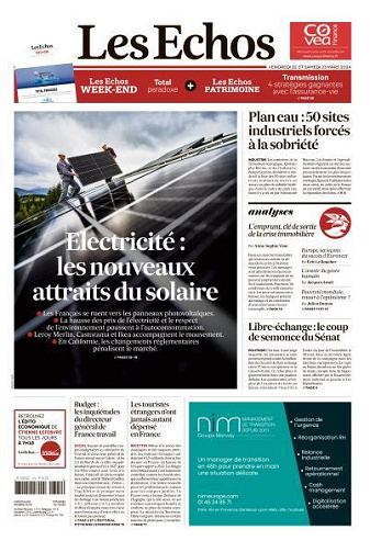 Les Echos du Vendredi 22 et Samedi 23 Mars 2024