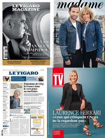 Pack Le Figaro et ses 3 suppléments - Vendredi 22 Mars 2024