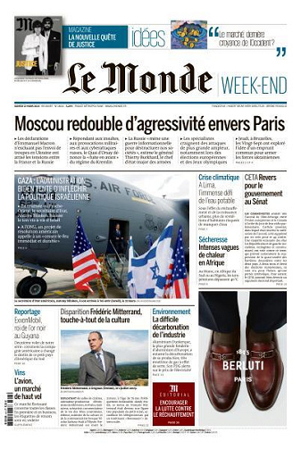 Le Monde du Samedi 23 Mars 2024